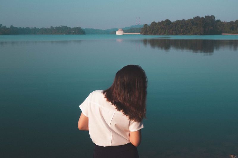 Rear View Nature One Person Tree Water Outdoors Day Women Around The World Mobile Conversations Flying High EyeEm Diversity Long Goodbye The Secret Spaces The Great Outdoors - 2017 EyeEm Awards The Photojournalist - 2017 EyeEm Awards The Portraitist - 2017 EyeEm Awards Sommergefühle Been There. Done That. Lost In The Landscape Be. Ready. International Women's Day 2019