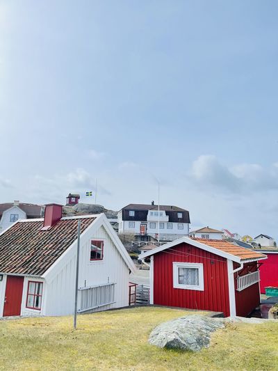 Houses against sky