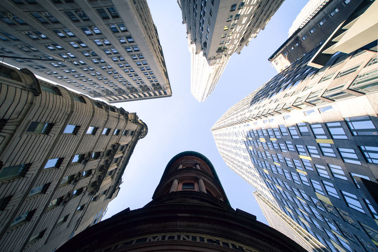 Low angle view of modern building