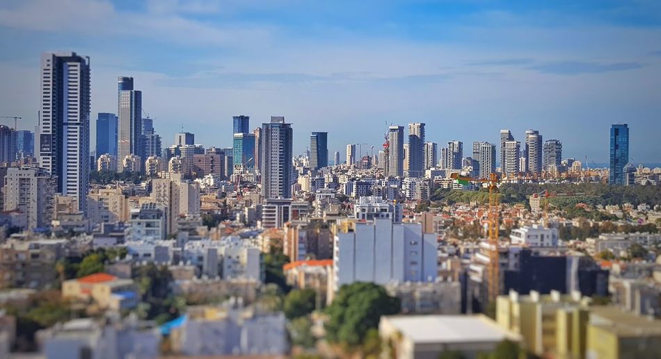 Tel aviv's cityscape