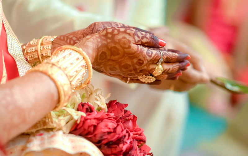 Hindu or indian wedding ceremony rituals and traditions 