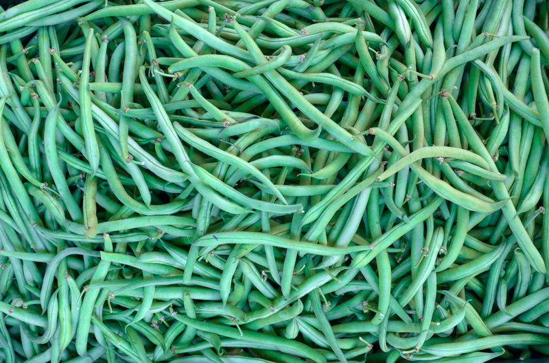 Full frame shot of fresh green vegetable for sale in market