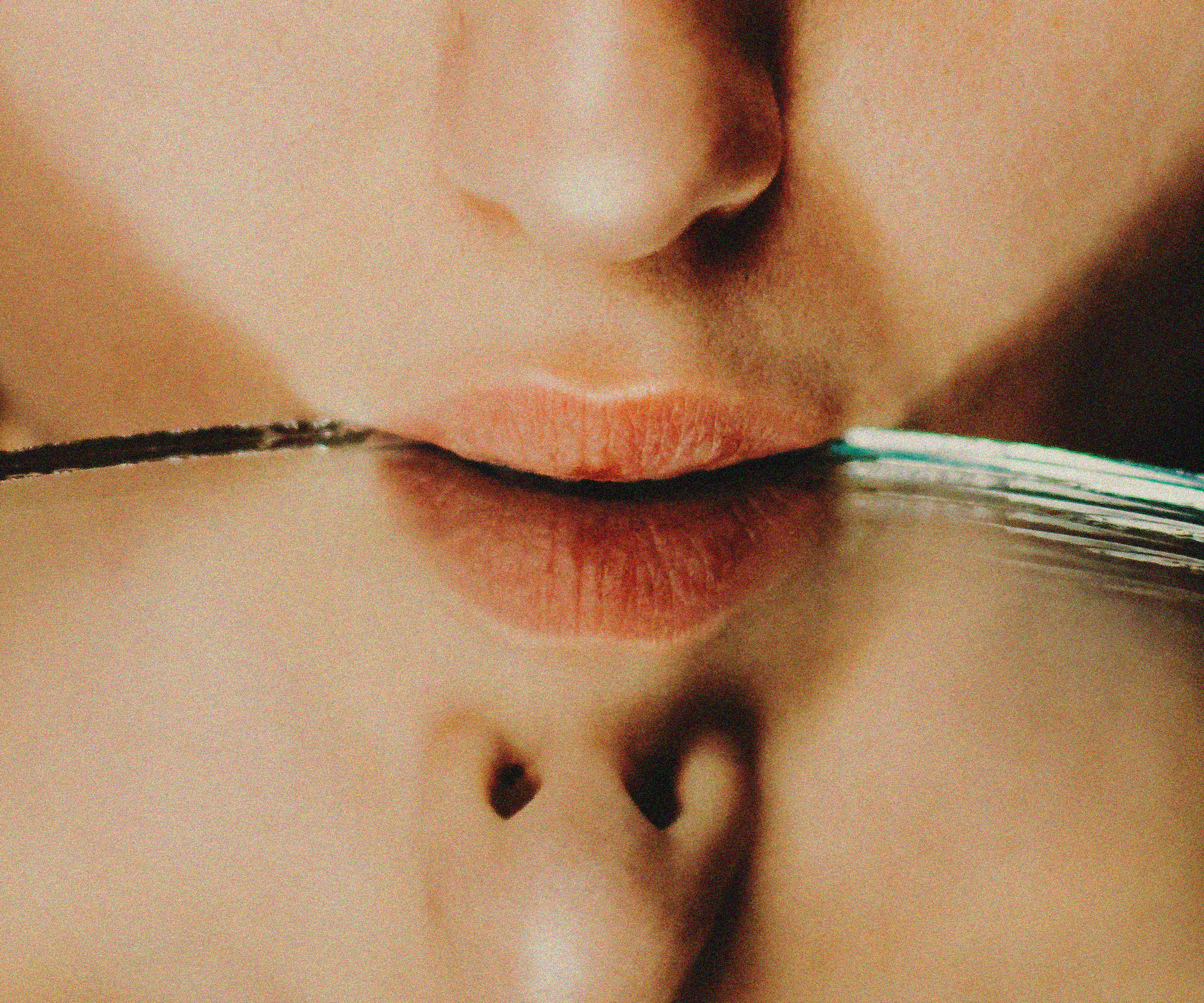 one person, close-up, indoors, beautiful woman, human body part, young women, young adult, human lips, day, people