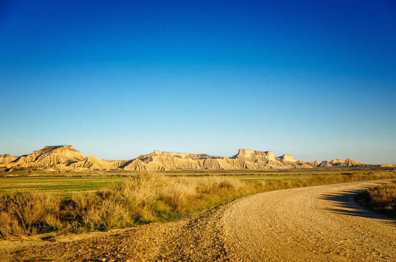 Bardenas reales is a spanish natural park of wild beauty, it is a semi-desert landscape