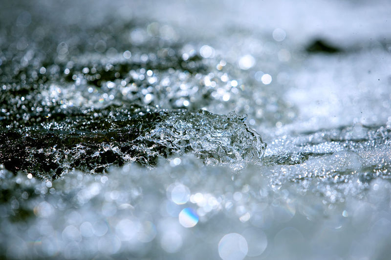 Close-up of splashing water