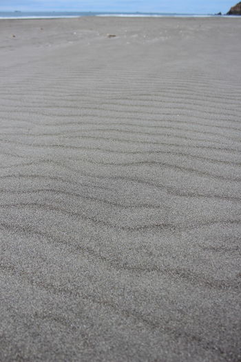 Close-up of sand on beach