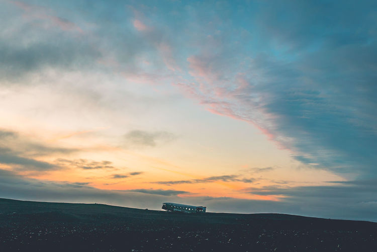Scenic view of sky during sunset
