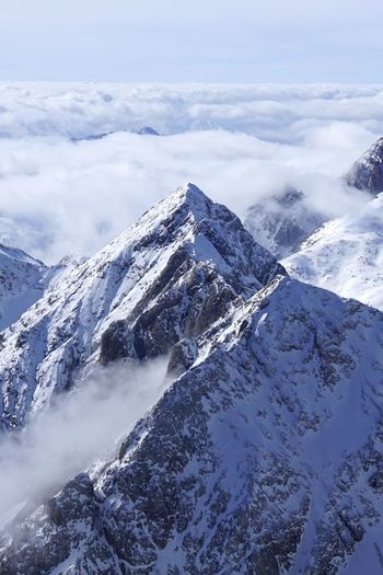 View from the top of marmolada