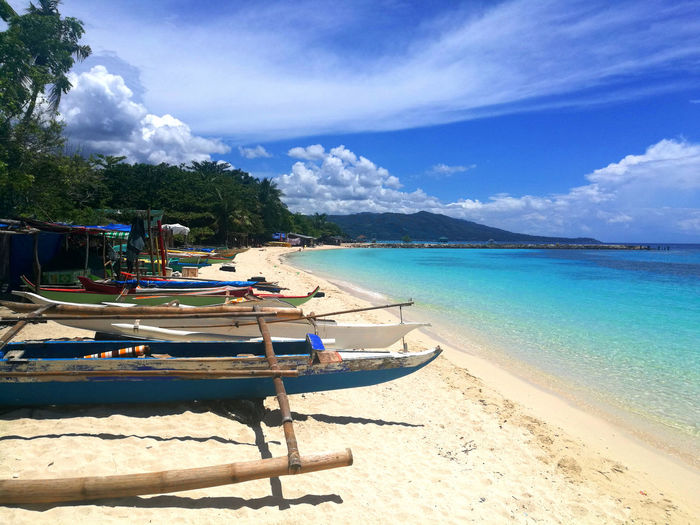 Beautiful, paradise, out of this world lambug beach in badian, cebu, philippines