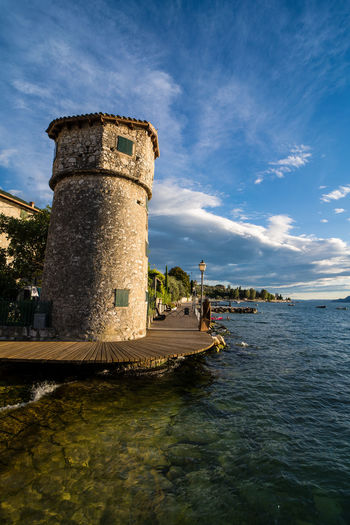 The tower on the lake