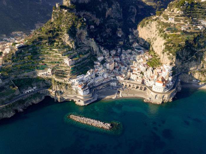 Amalfi aerial view