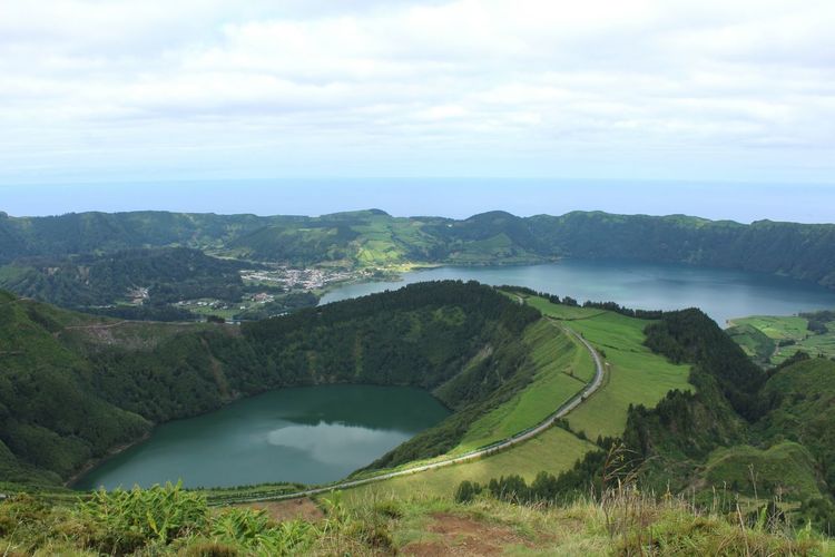 Scenic view of landscape against sky