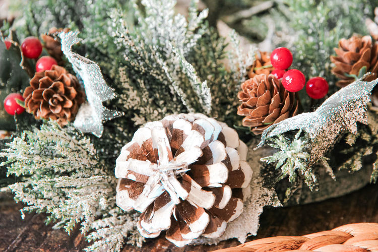 Rustic christmas wreath