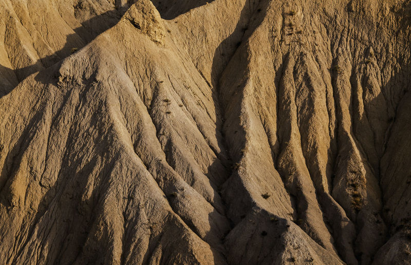 Full frame shot of rock formation in desert