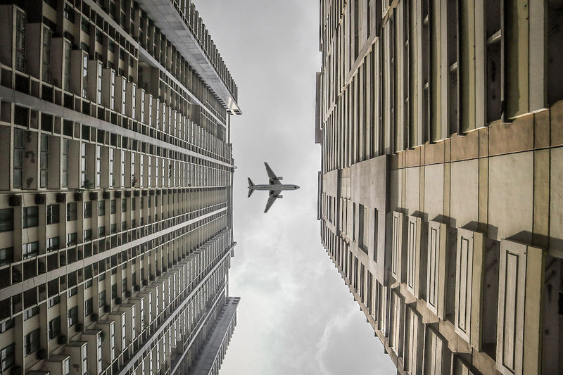 Buildings in city