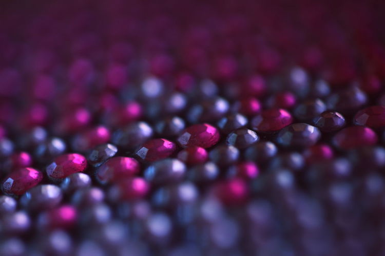 Close-up of colorful beads