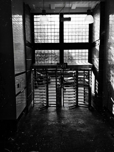 Interior of empty building