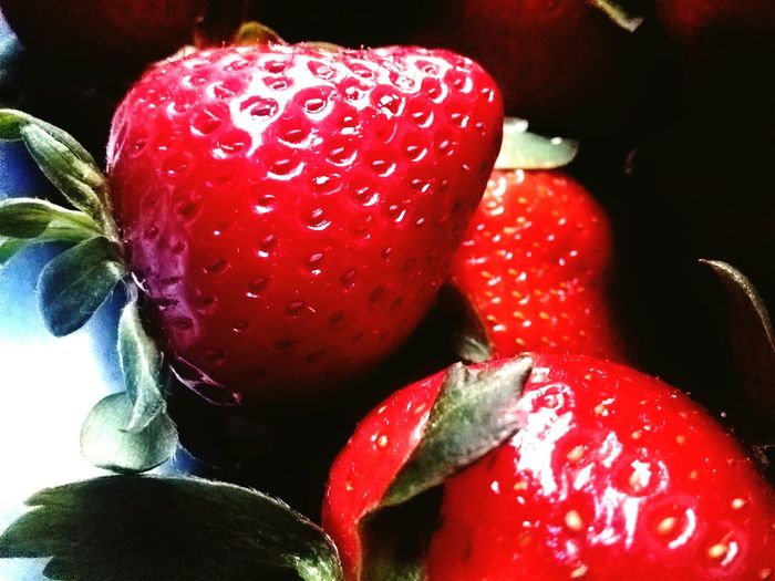 Close-up of strawberries