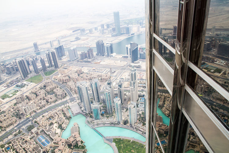 Cityscape view from burj khalifa
