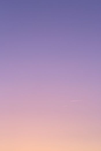 Low angle view of moon against clear sky