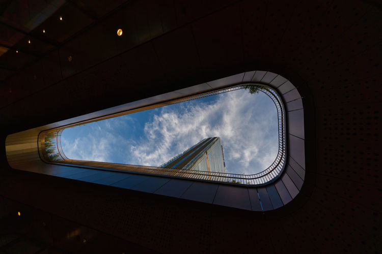 Low angle view of building against sky