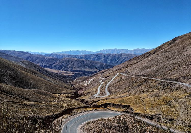Let me ride these roads, winding roads of south america