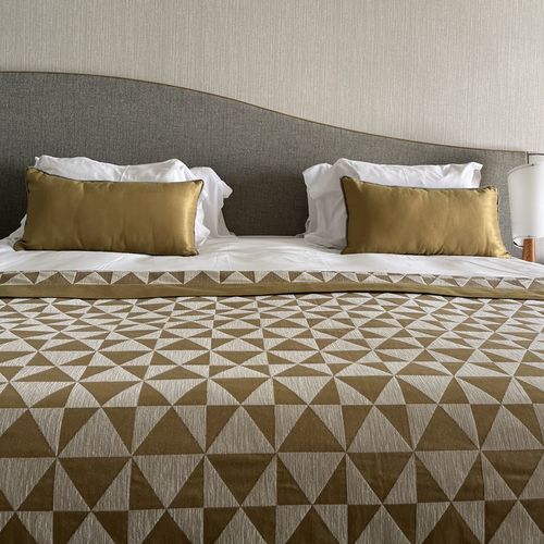 Close-up of bed at home