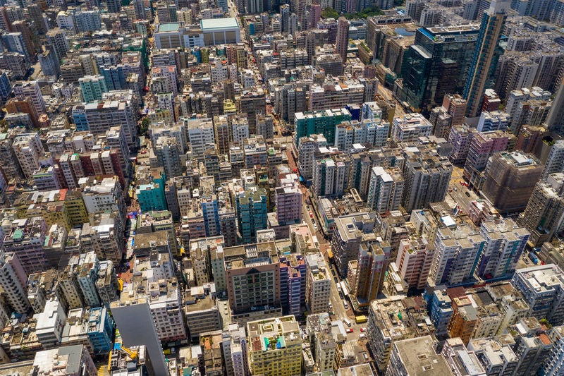Aerial view of cityscape