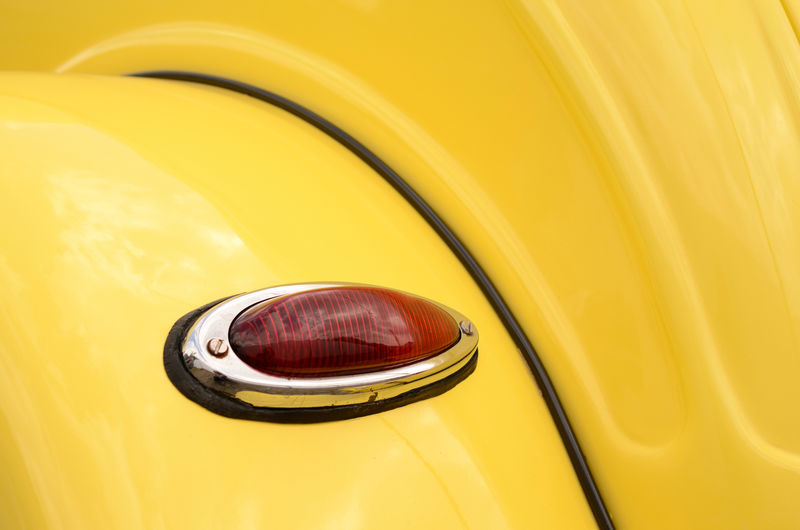 Full frame shot of yellow vintage car