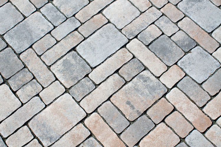 Full frame shot of cobblestone