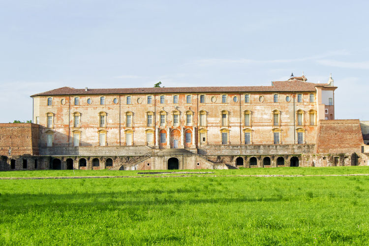Estensi ducal palace in sassuolo, near modena, italy. historical monumental building