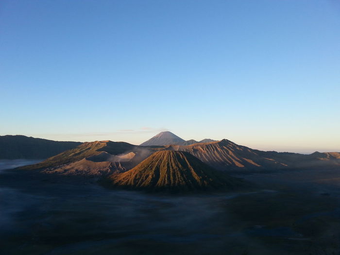 Mount semeru volcano
