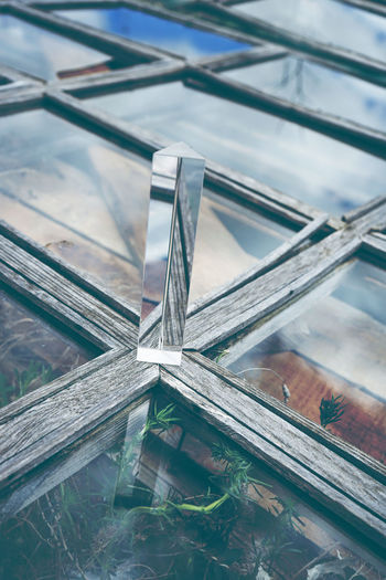 Close-up of skylight