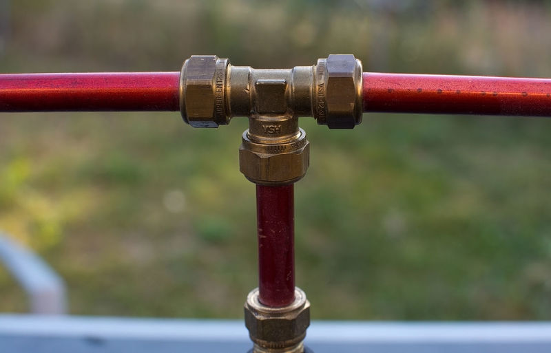 Close-up of pipes outdoors