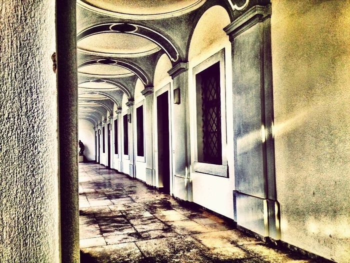 Corridor of building