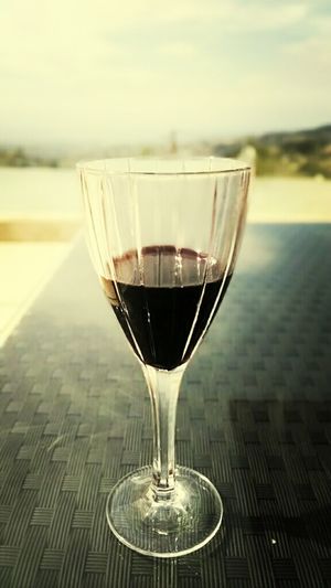 Close-up of drink on table