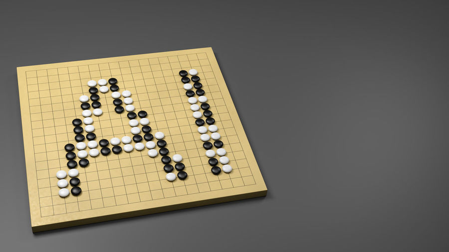 Close-up of chess board against black background