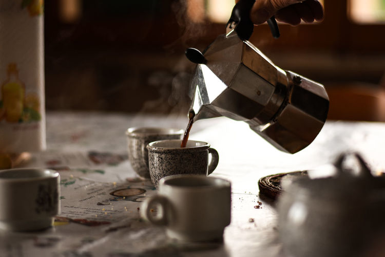 Close-up of coffee cup