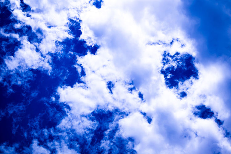 Low angle view of clouds in sky
