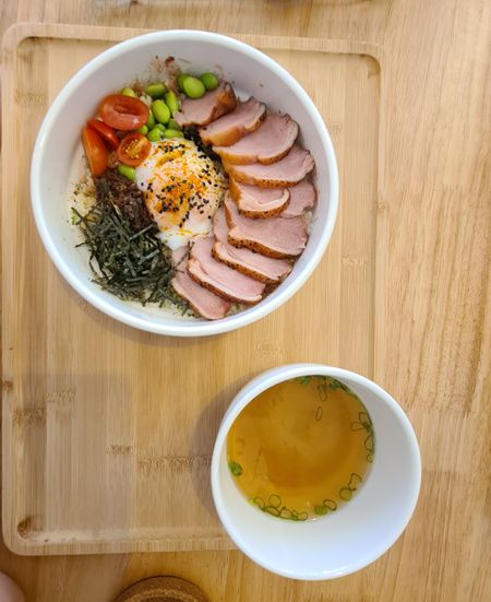 High angle view of breakfast served on table