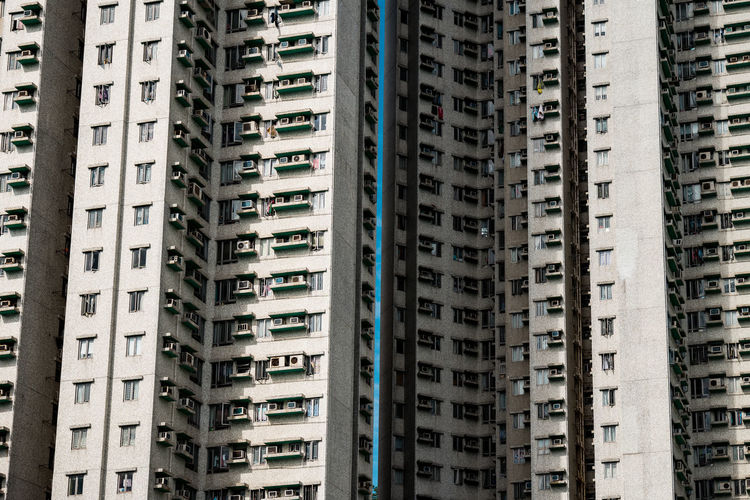 Full frame shot of buildings in city