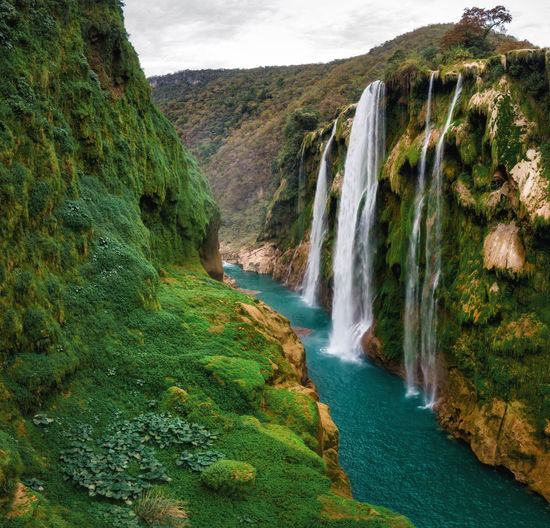Tamul waterfall, mexico