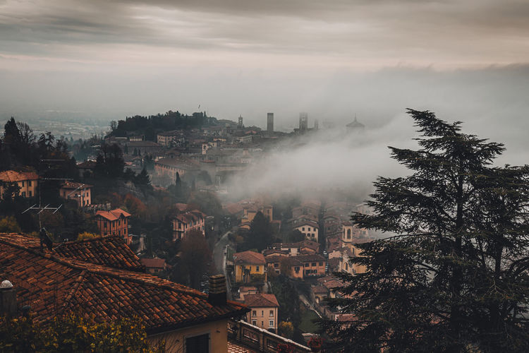 Bergamo is a capital of fogs.