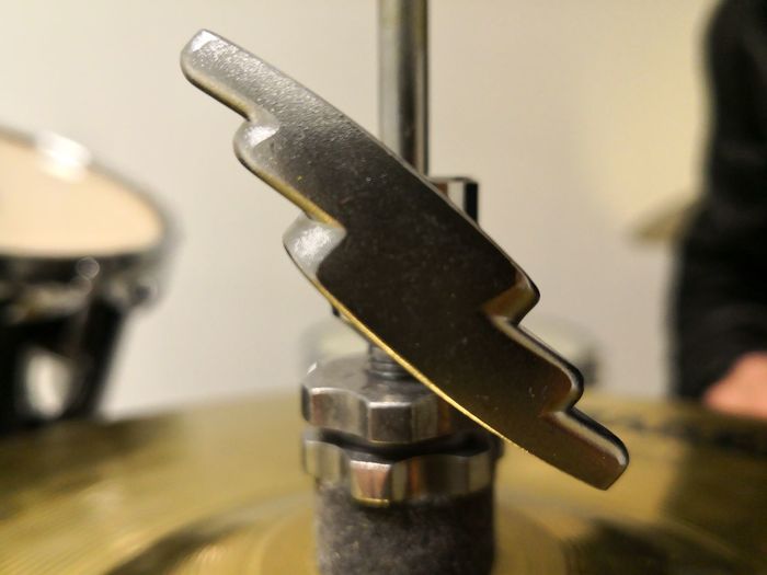 Close-up of faucet on table
