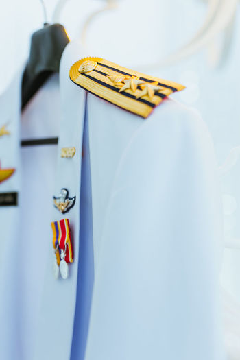 Close-up of uniform