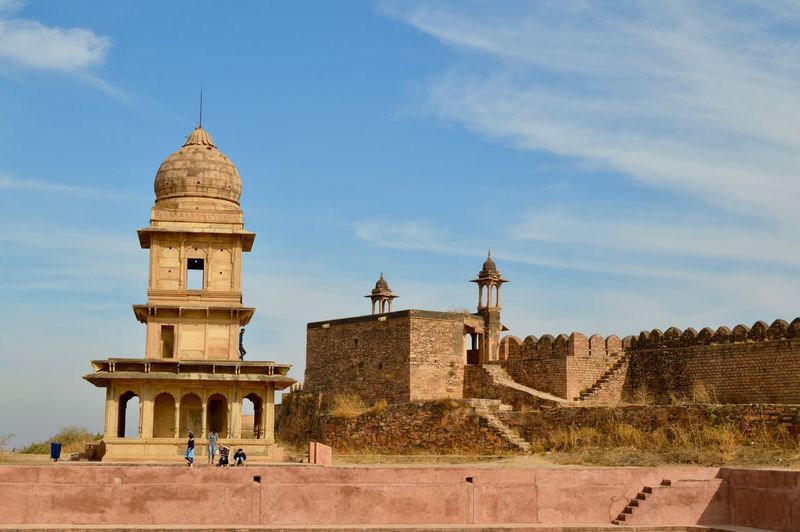 Gwalior fort against sky