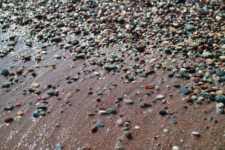 Full frame shot of pebbles