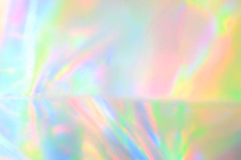 Defocused image of rainbow
