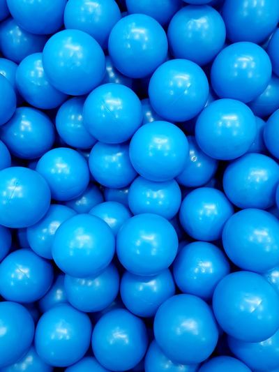 Full frame shot of blue candies