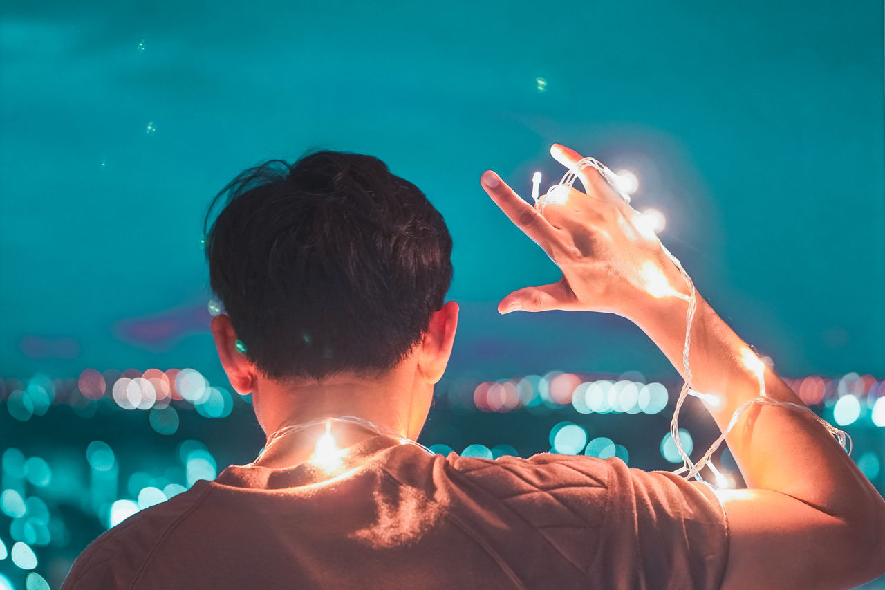 boys fairy lights